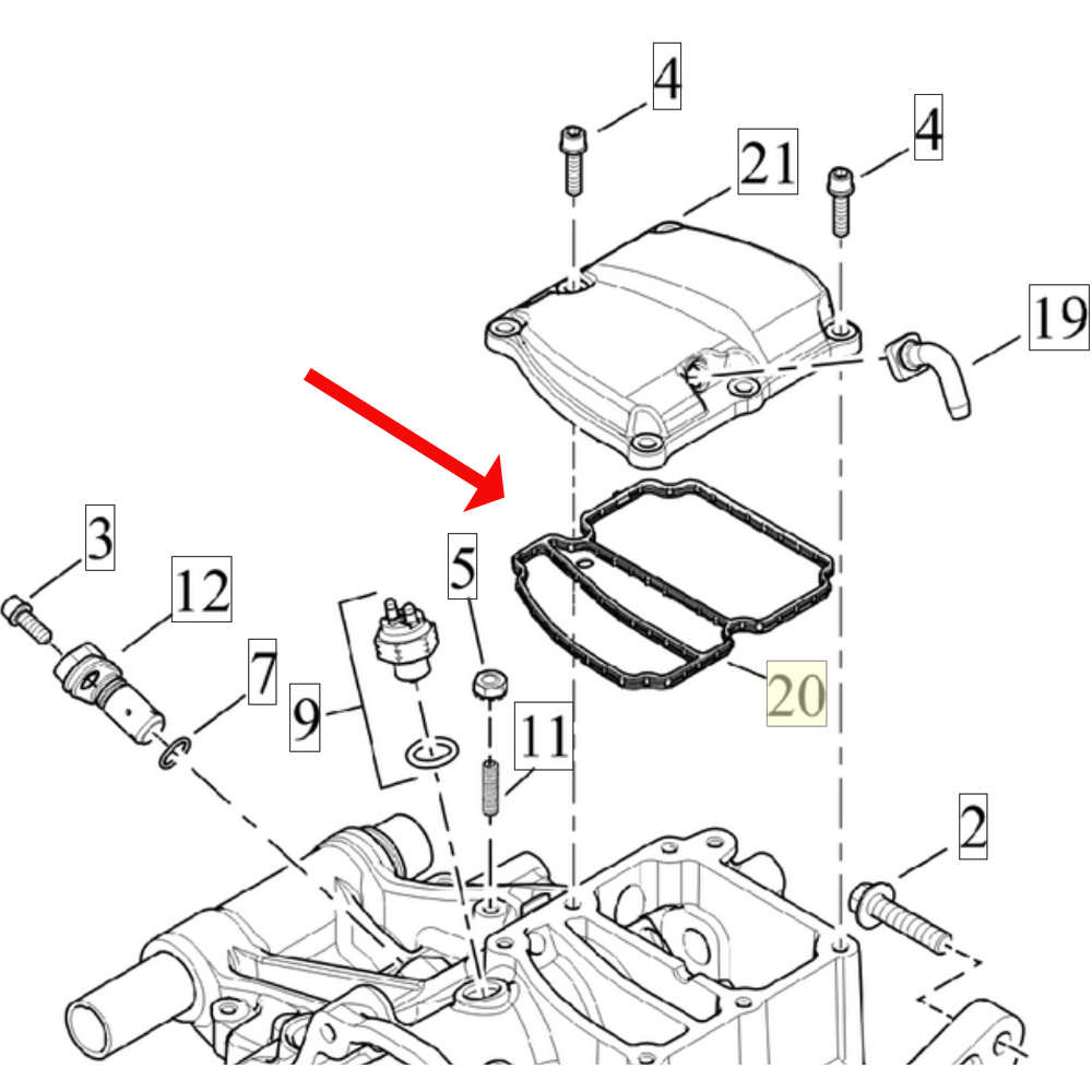 Gearbox Motorcycle - Für Harley-Davidson Motorrad-Motor Dichtungsabdeckung Getriebegehäusedichtung Dichtungsunterlage