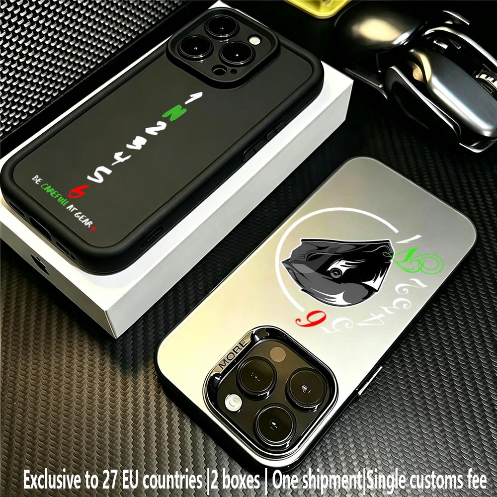 Xs Motorcycle Gear - 1N23456 Motorrad-Handyhülle im Biker-Design für iPhone