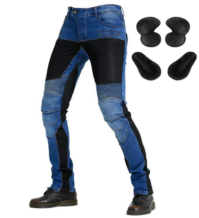 Motorcycle Gear Jeans - Männer Motorrad Hosen Aramid Motorrad Jeans