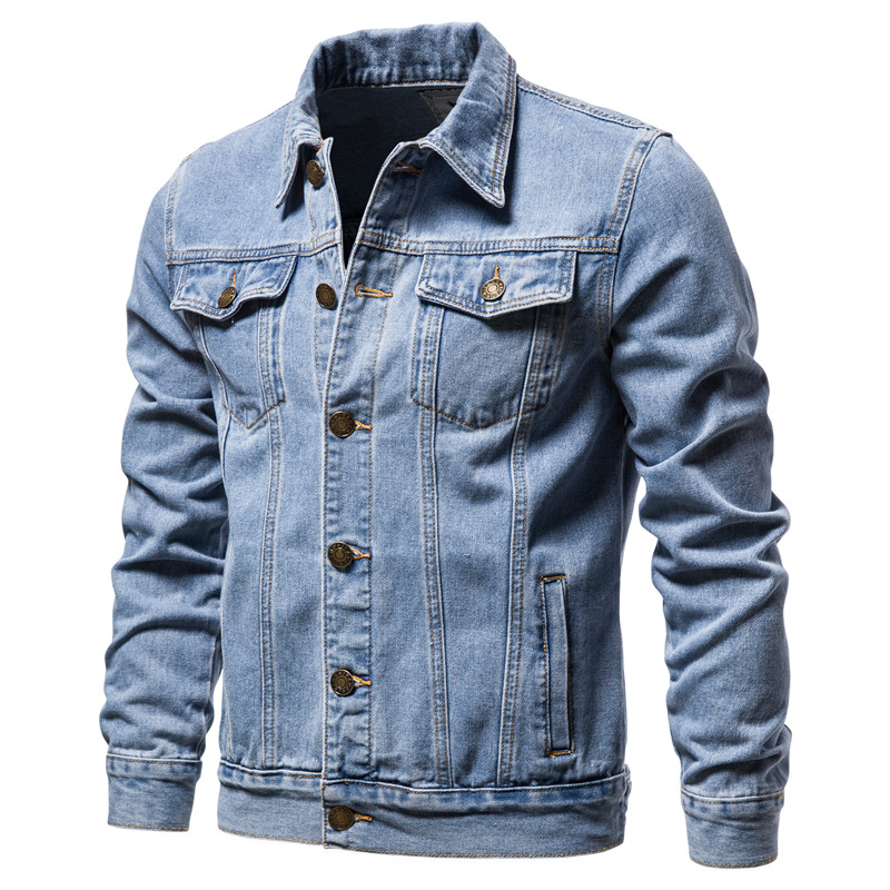 Motorcycle Gear Jeans - 2023 herbst Männer Feste Denim Jacken