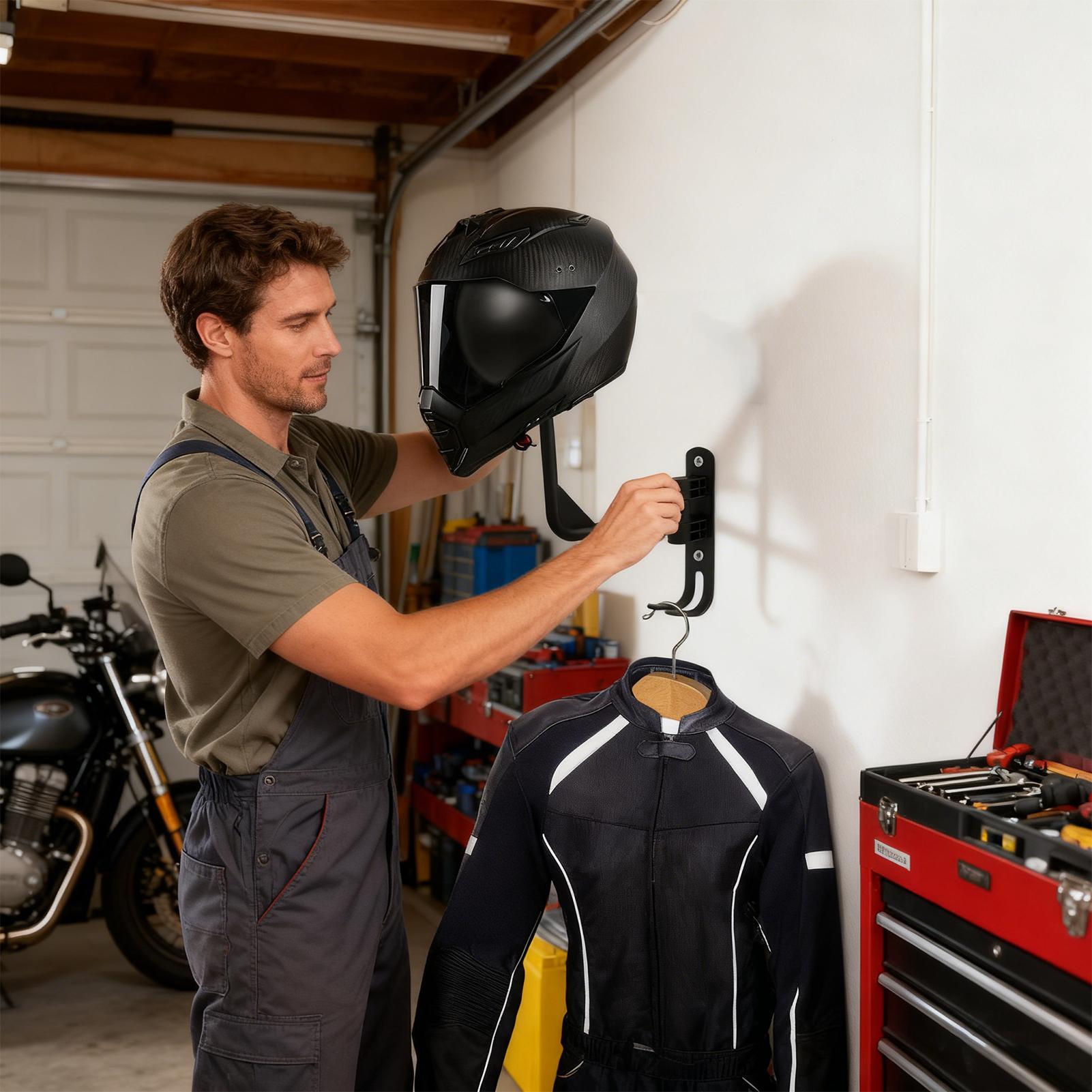 Helm-Organizer, platzsparend,  – Motorcycle Gear Organizer Bewertung und Preis