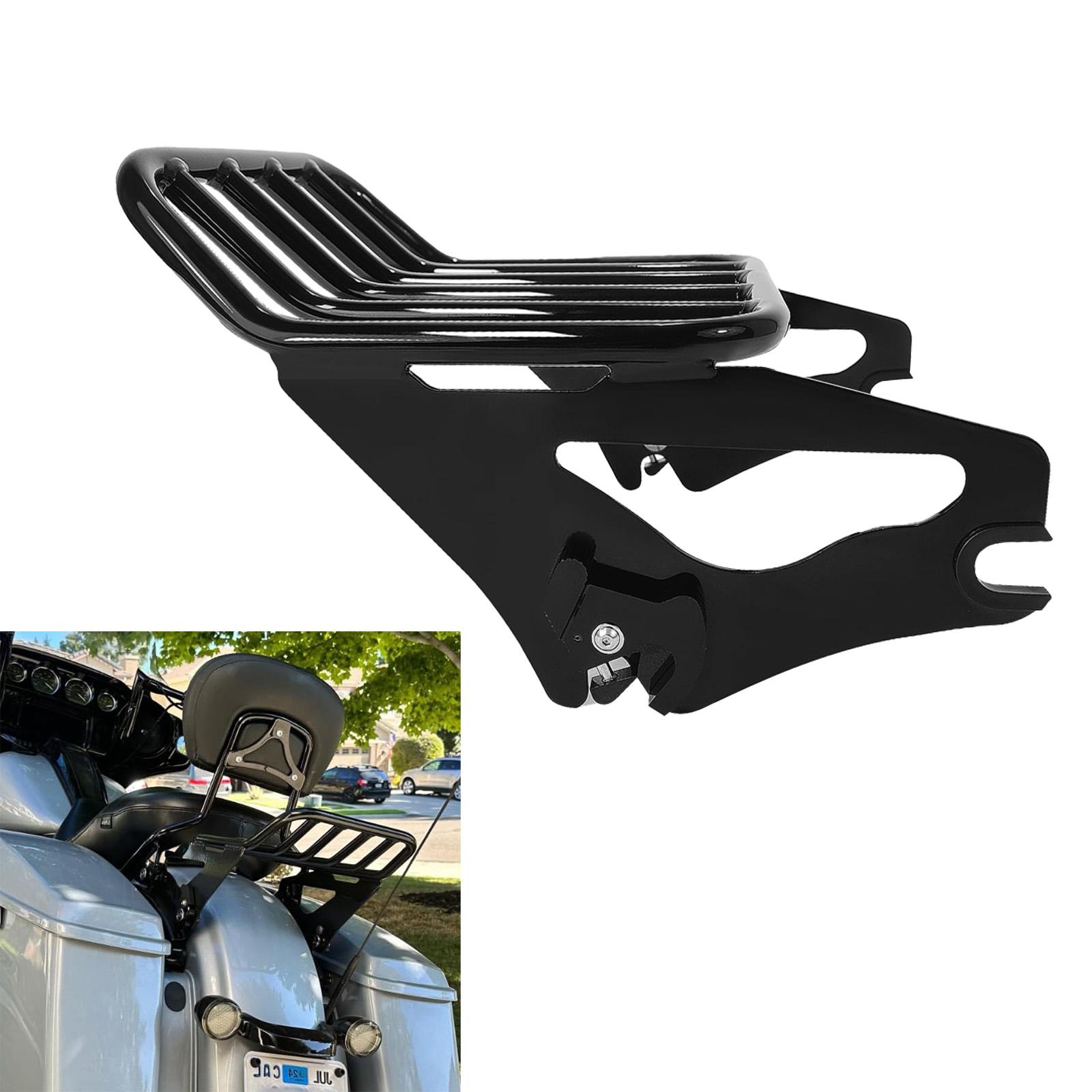 Abnehmbarer Zweisitzer-Motorra – Motorcycle Gear Rack Bewertung und Preis