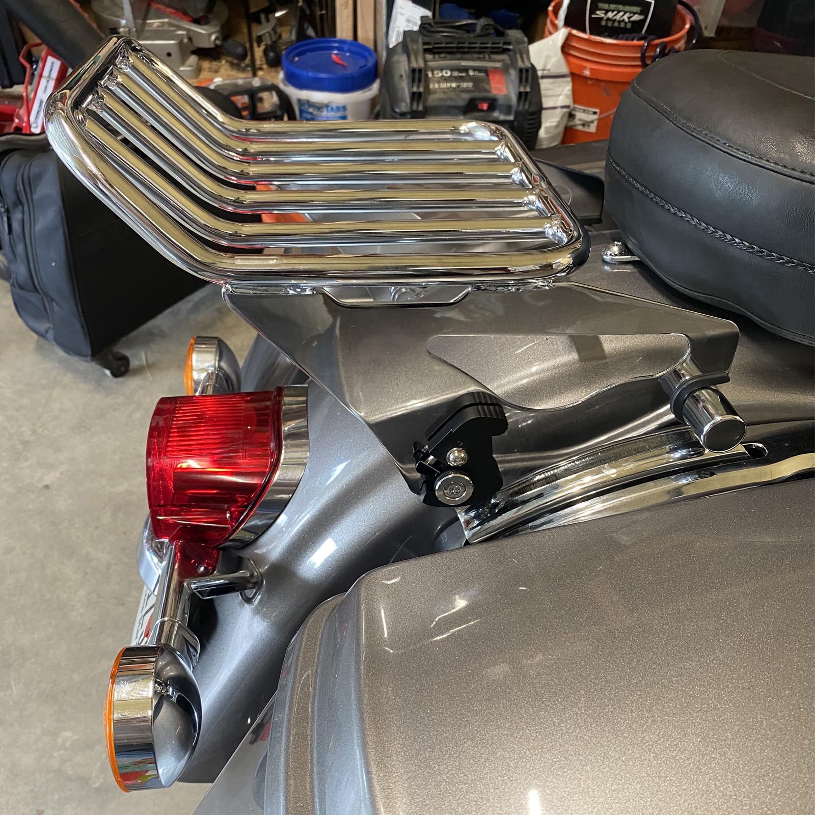 Abnehmbarer Zweisitzer-Motorra – Motorcycle Gear Rack Bewertung und Preis
