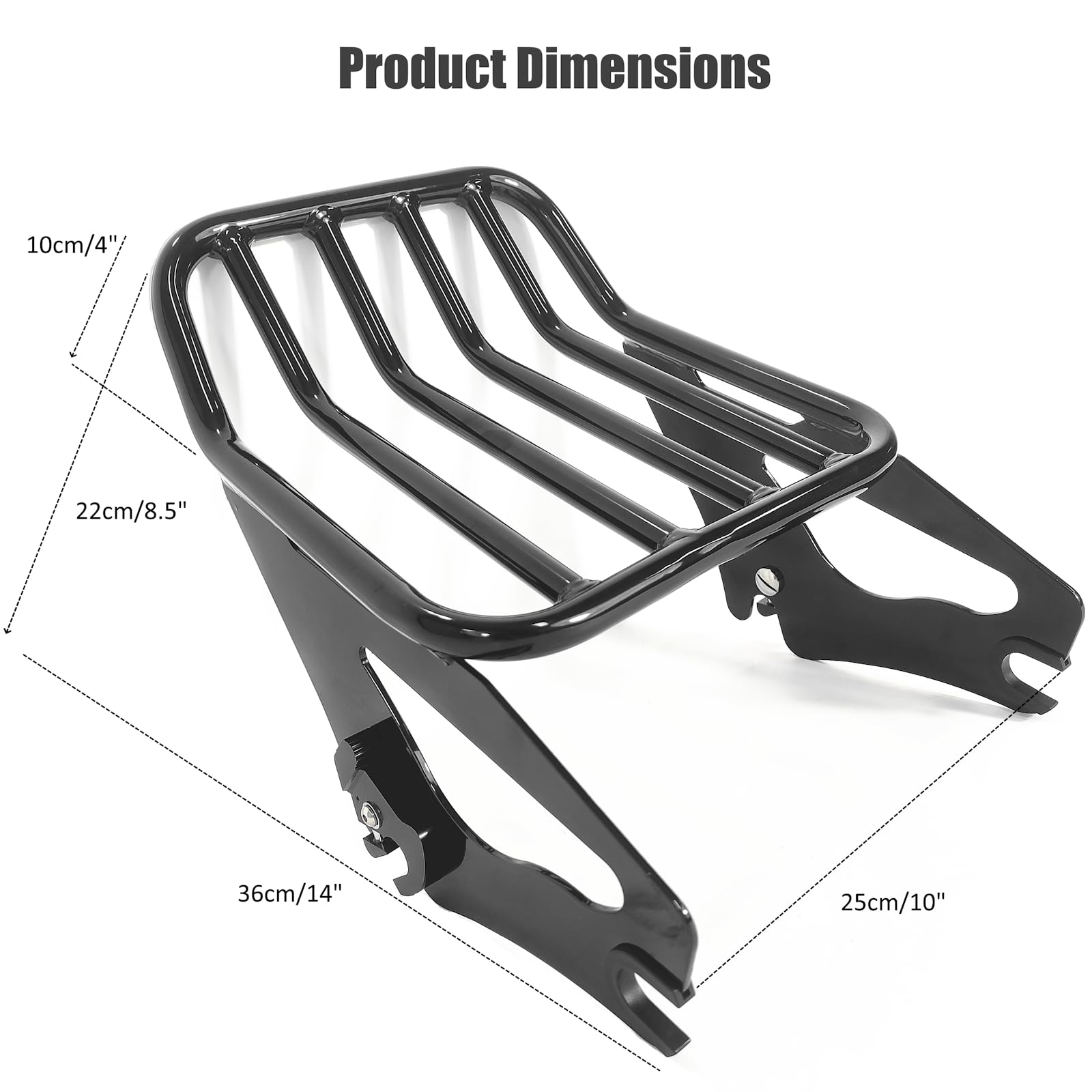 Abnehmbarer Zweisitzer-Motorra – Motorcycle Gear Rack Bewertung und Preis