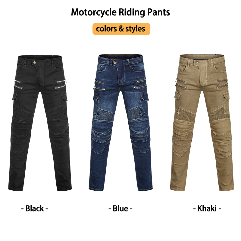 Slim Fit Jeans mit Reißverschl – Motorcycle Gear Jeans Bewertung und Preis