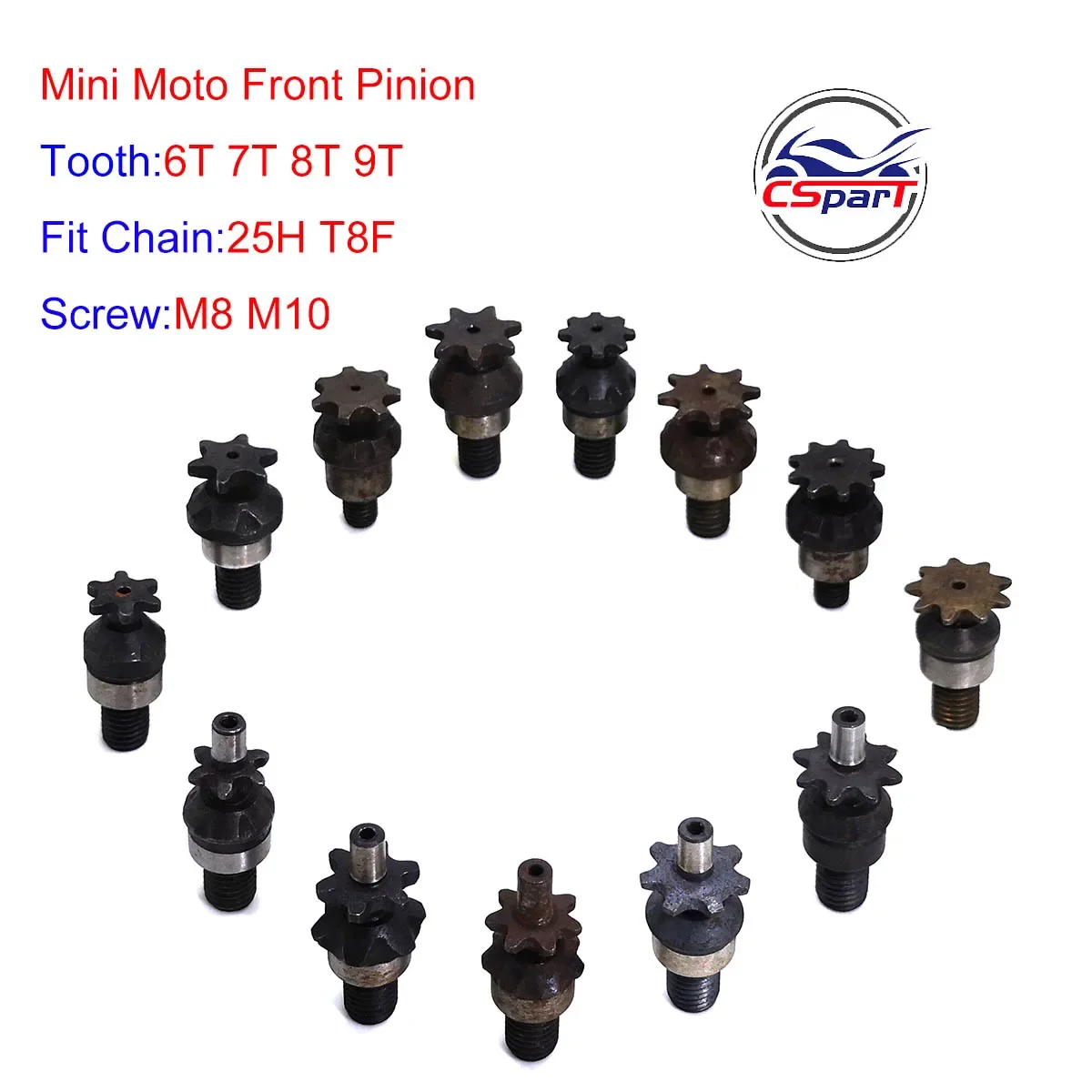 6T 7T 8T 9T 25H T8F M8 M10 Ket – Motorcycle Gear Rack Bewertung und Preis