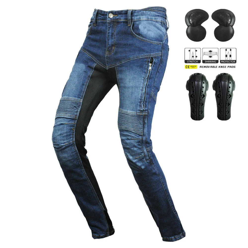 Motorrad-Jeans, atmungsaktiv,  – Motorcycle Gear Jeans Bewertung und Preis